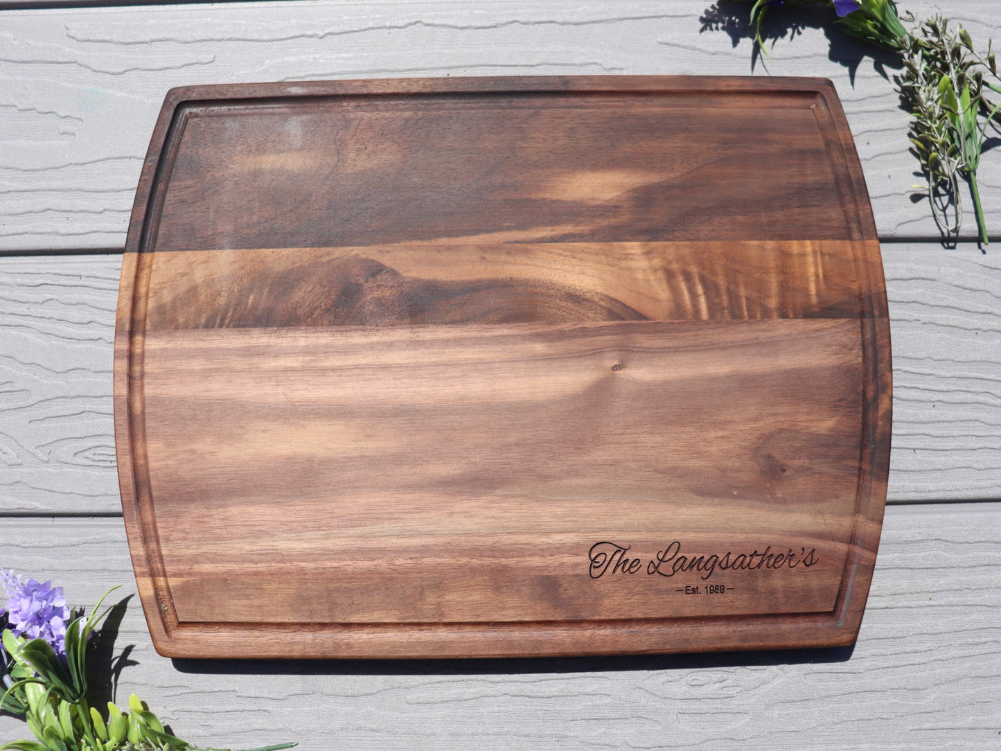 Personalized Cutting Board - Engraved Cutting Board, Custom Cutting Board, Wedding Gift, Housewarming Gift, Beach Hawaii Anniversary Gift
