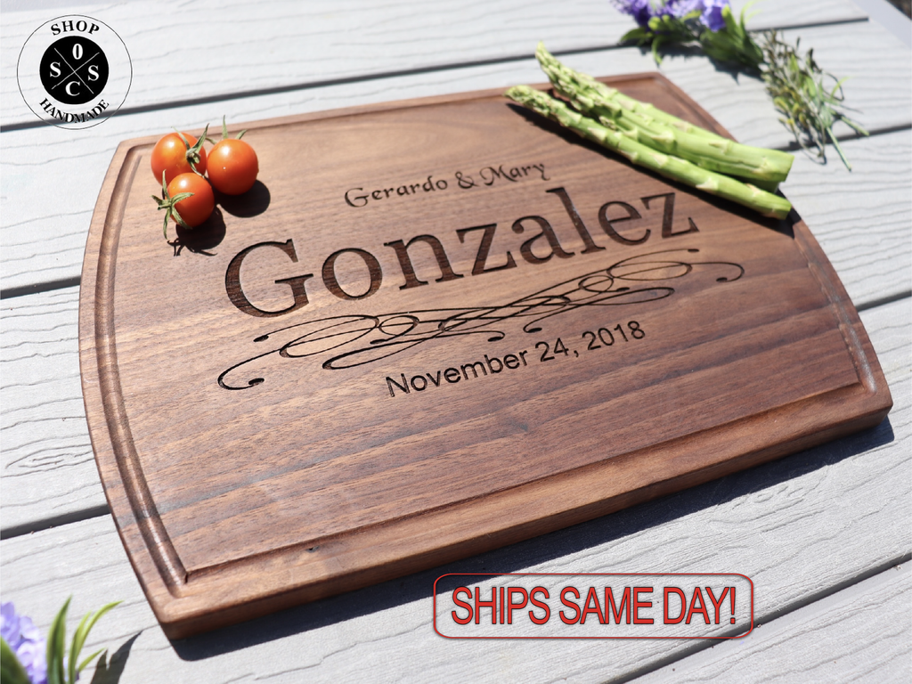 Personalized Cutting Board - Engraved Cutting Board, Custom Cutting Board, Wedding Gift, Closing Gift. Housewarming Gift, Anniversary 21
