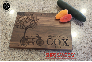 Personalized Cutting Board - Engraved Cutting Board, Custom Cutting Board, Wedding Gift, Housewarming Gift, Anniversary Gift