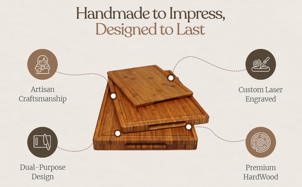 Personalized Bamboo Cutting Board - Engraved Cutting Board, Custom Cutting Board, Wedding Gift, Housewarming Gift, Anniversary Gift, Closing Gift P (Copy)