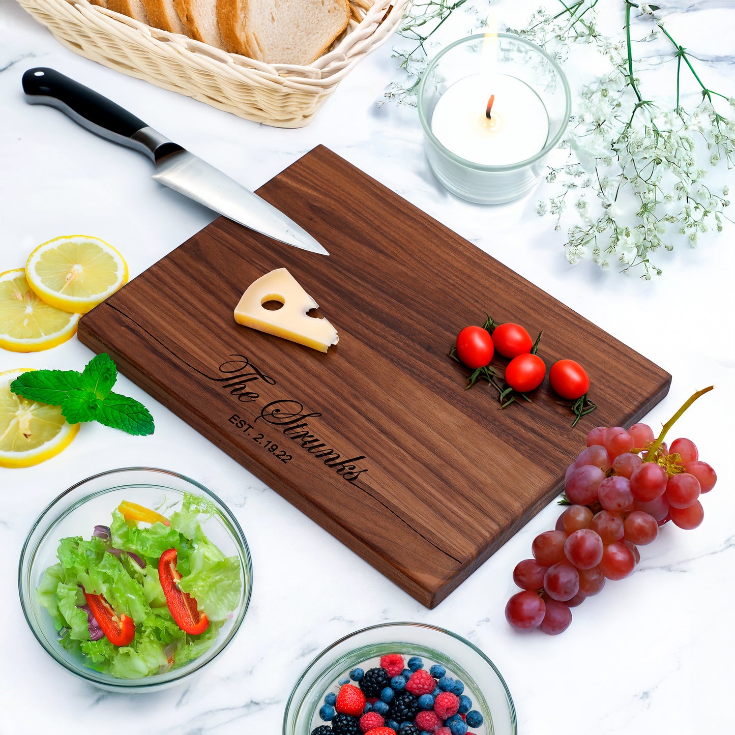 Personalized Cutting Board - Edwards  Custom Cutting Board, Engraved Cutting Board, Wedding Gift, Housewarming Gift, Anniversary Gift 2 (Copy)