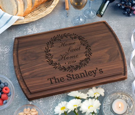 Realtor Board,  Closing Gift Cutting Board, Wood Cutting Board, Wedding Present, Personalized Cutting Board, Wedding Gift, Custom Board Mountain (Copy)