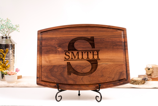 Personalized wood Board Cutting Board, Wedding and housewarming gift