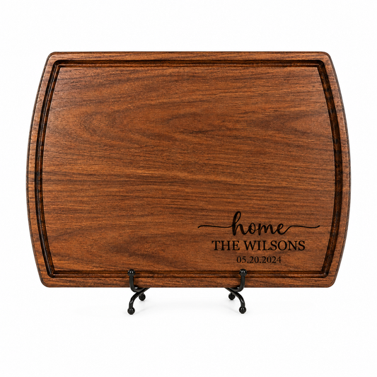 Home: Personalized Cutting Board – Anniversary Gift for Couples
