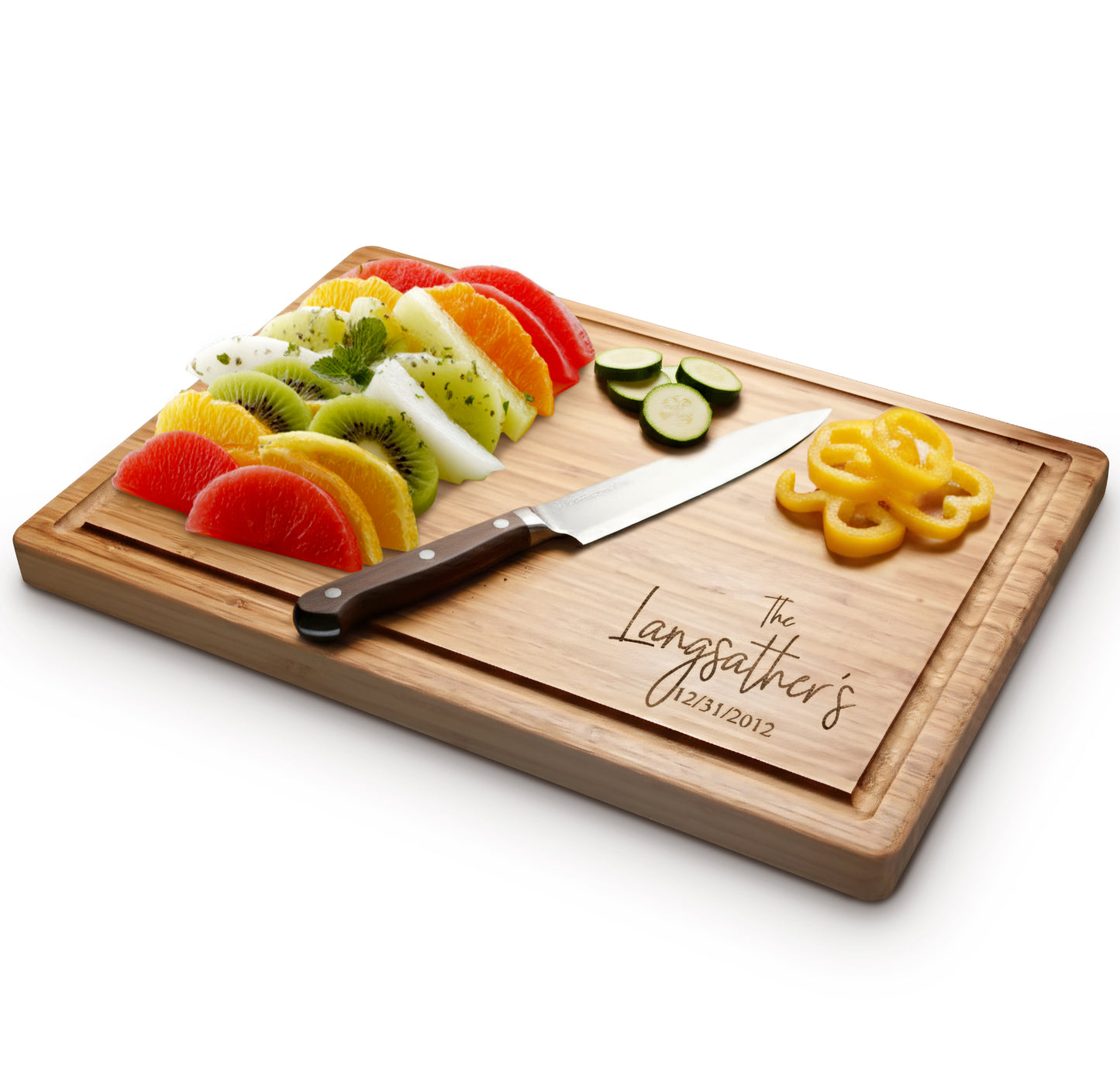 Personalized Bamboo Cutting Board - Engraved Cutting Board, Custom Cutting Board, Wedding Gift, Housewarming Gift, Anniversary Gift, Closing Gift P (Copy)