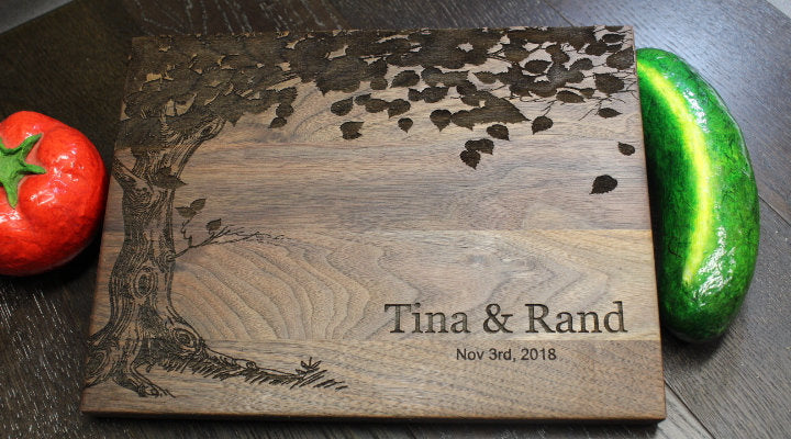 Personalized Cutting Board - Engraved Cutting Board, Custom Cutting Board, Wedding Gift, Closing Gift. Housewarming Gift, Anniversary Gift