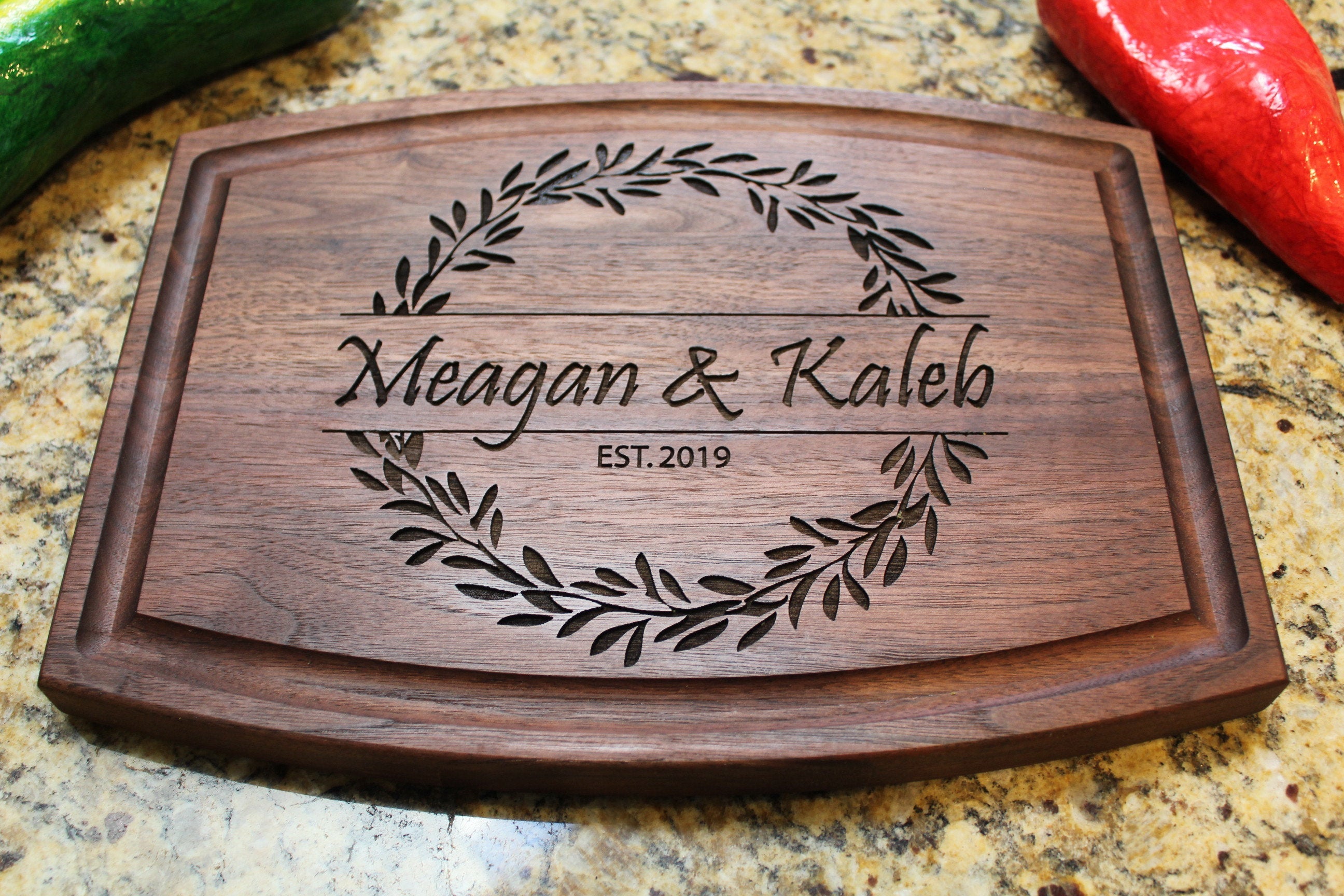 Personalized Cutting Board - Custom Cutting Board, Engraved Cutting Board, Wedding Gift, Housewarming Gift, Anniversary Gift
